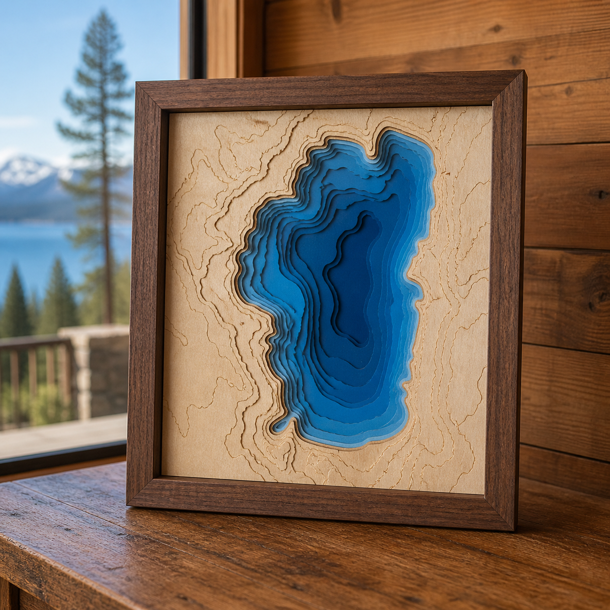 Bathymetric Map - Small