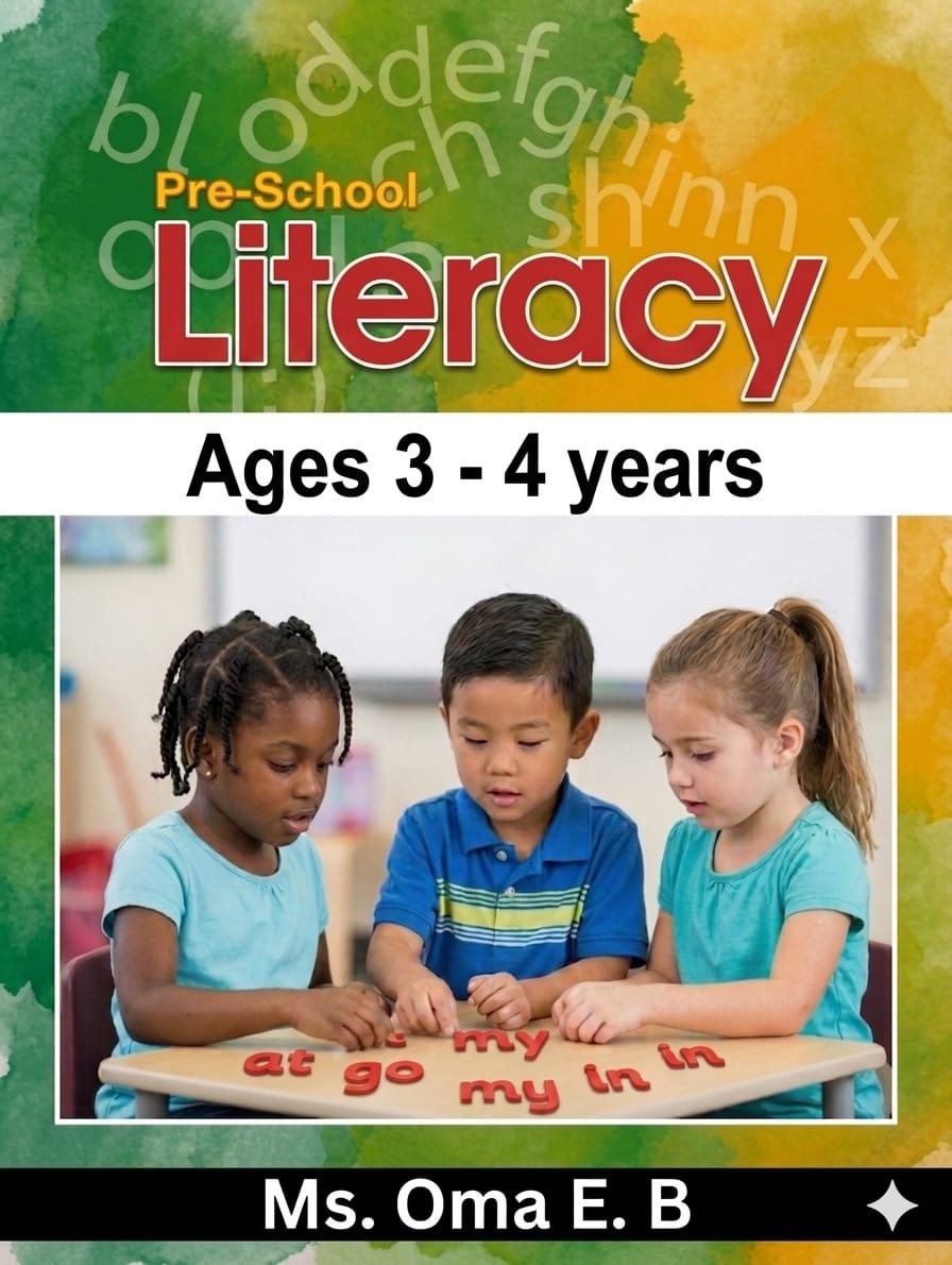 Read with Ms. Oma: Pre-Literacy Workbook — book cover