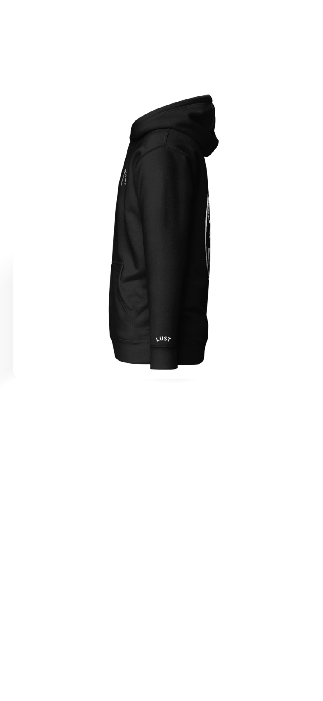 Premium Hoodie — LUST side