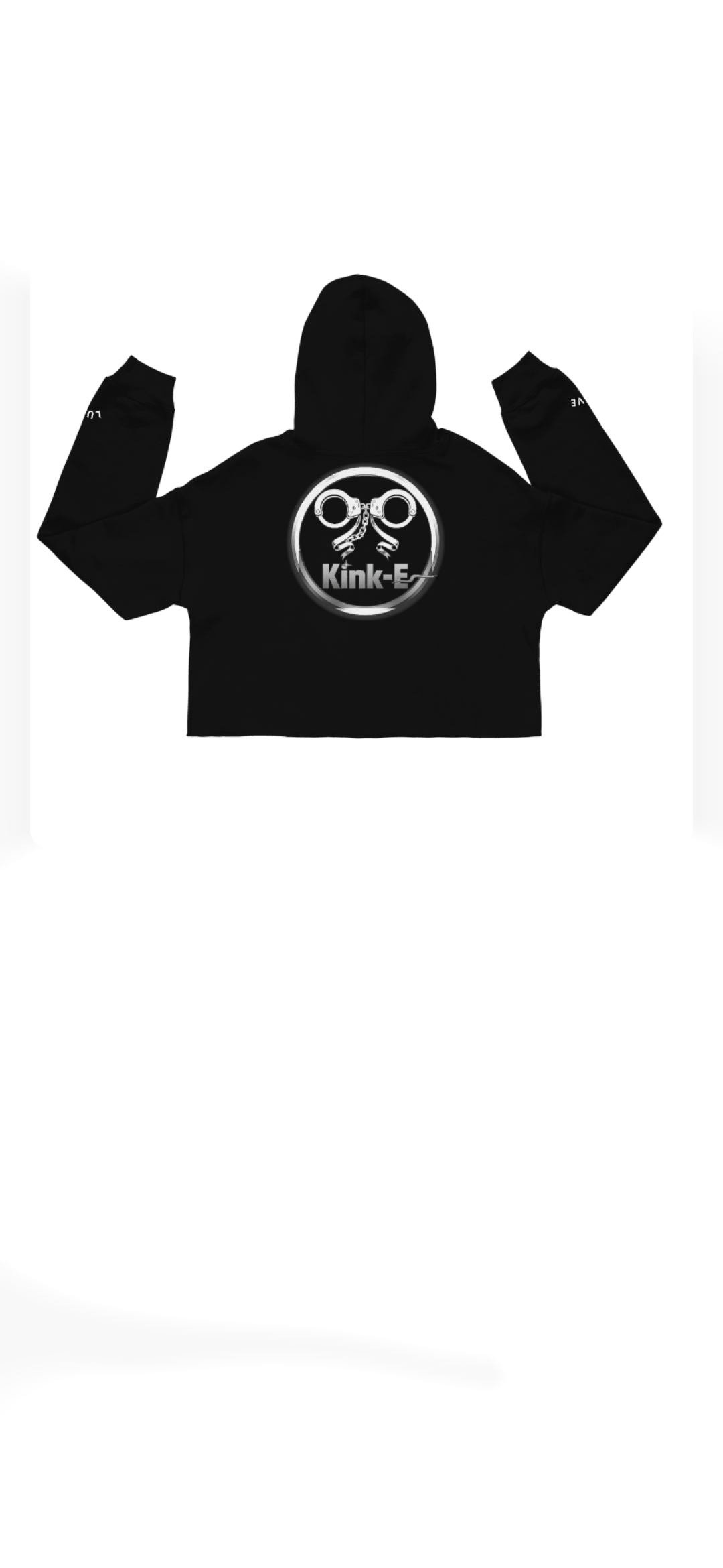 Crop Hoodie — back