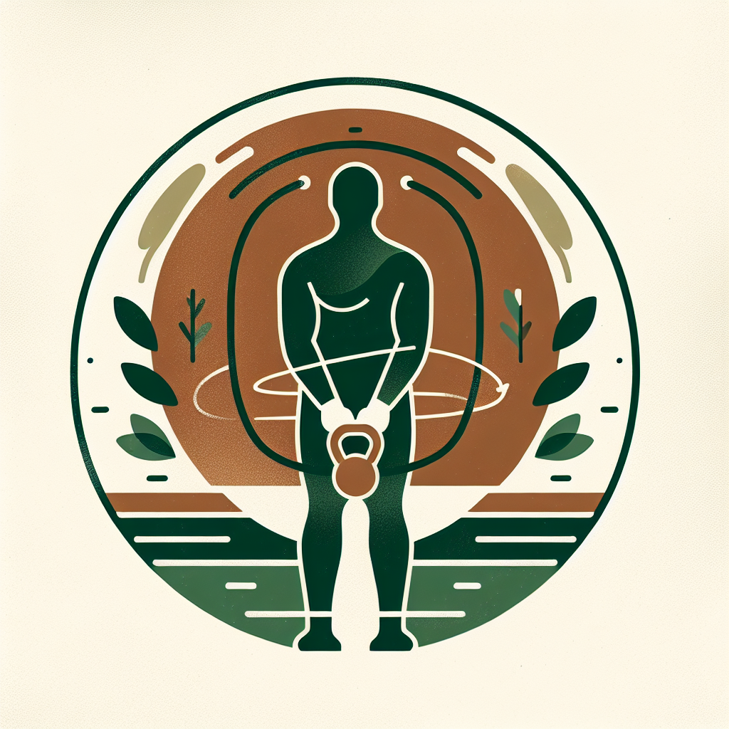 Kettlebell Halos exercise illustration — circling bell around head
