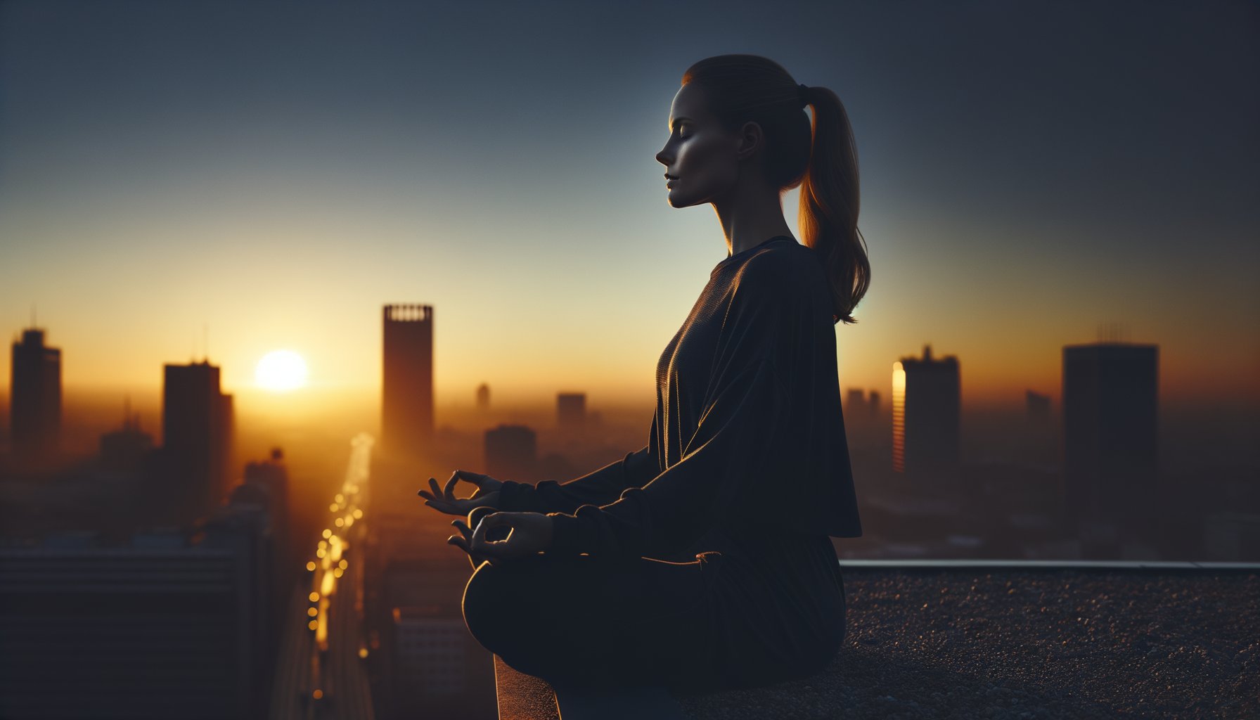 Person practicing yoga in morning calm — health, energy, and clarity