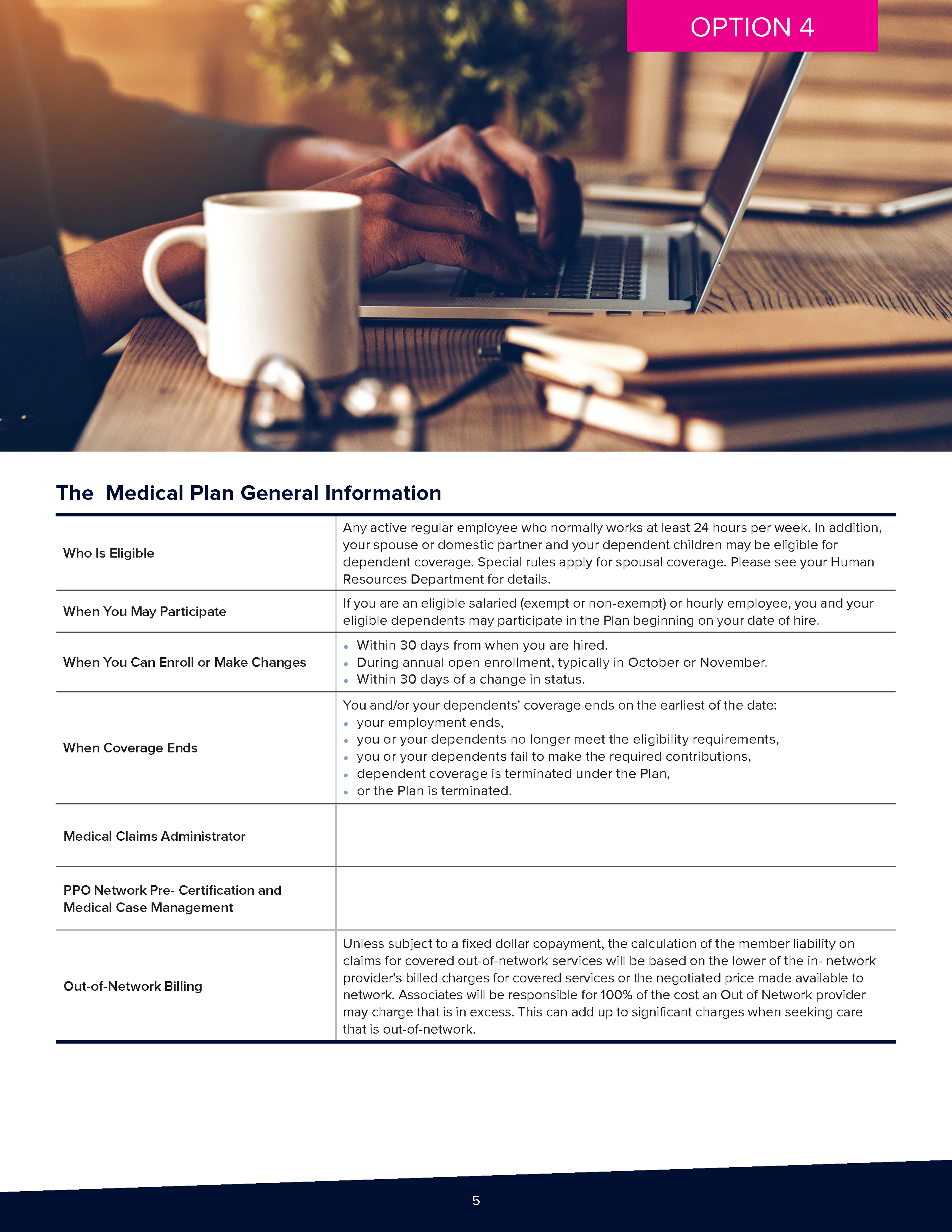 Open Enrollment Mailer — Front