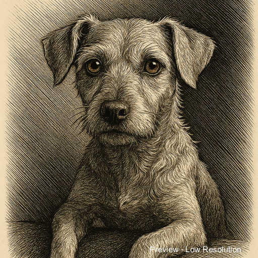 AI Pawtrait of Iggy