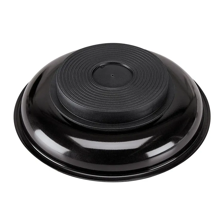 OPS Tray base bottom — powder-coated magnetic bottom with rubber guard