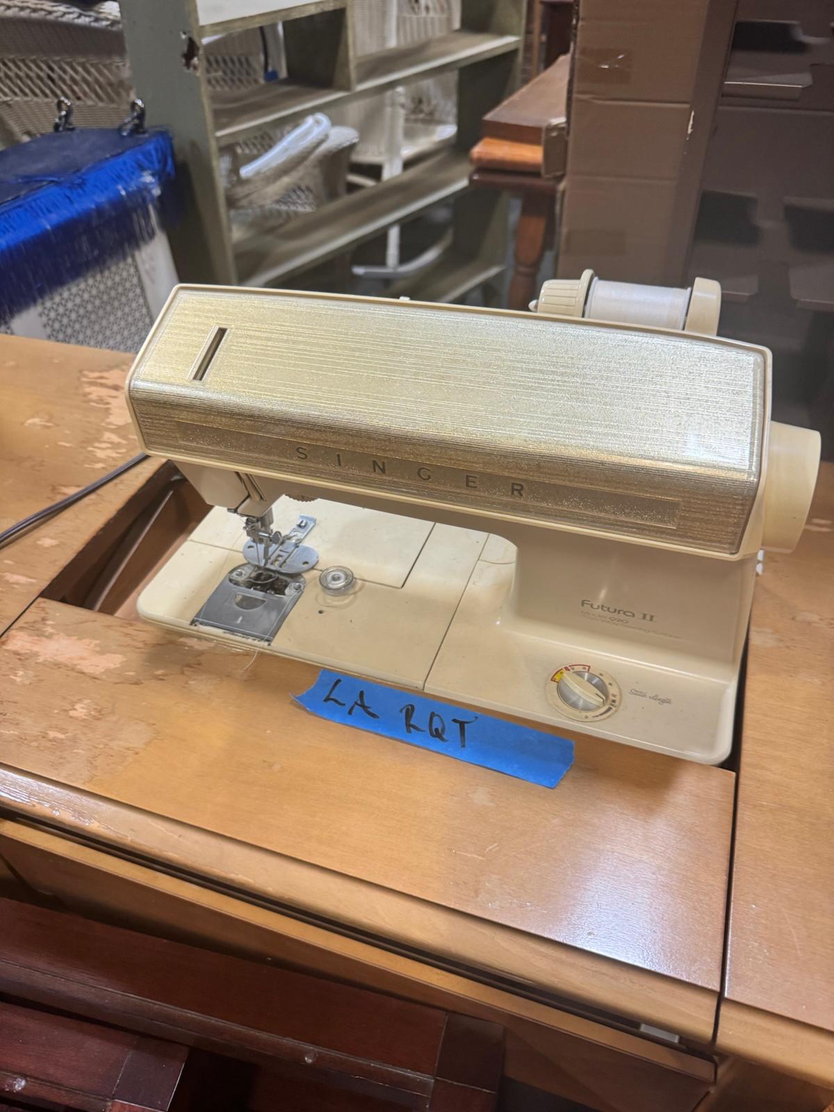 Singer Futura II Sewing Machine donated by Netflix Set Deck Department