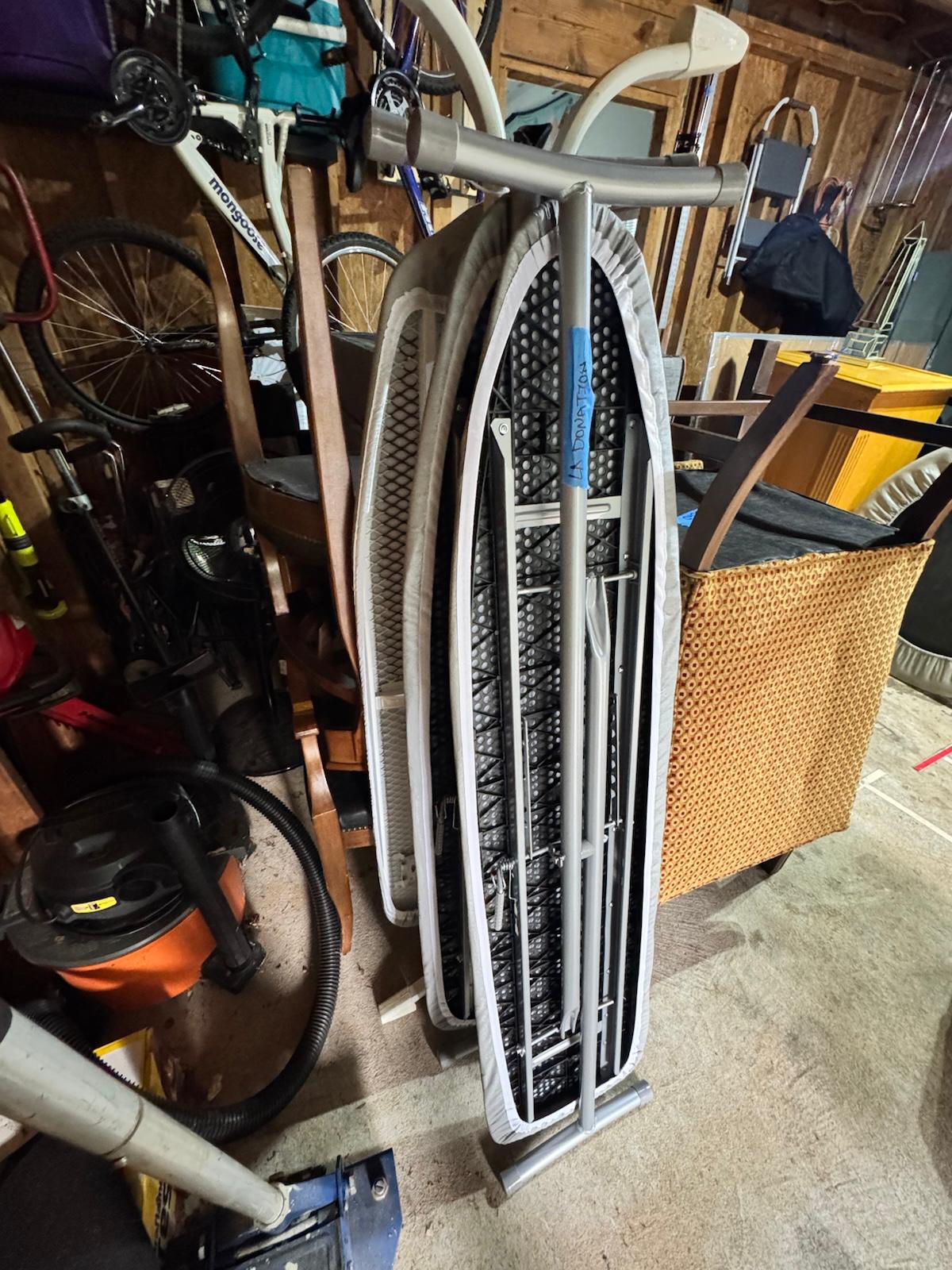 Ironing boards donated by Netflix Set Deck Department