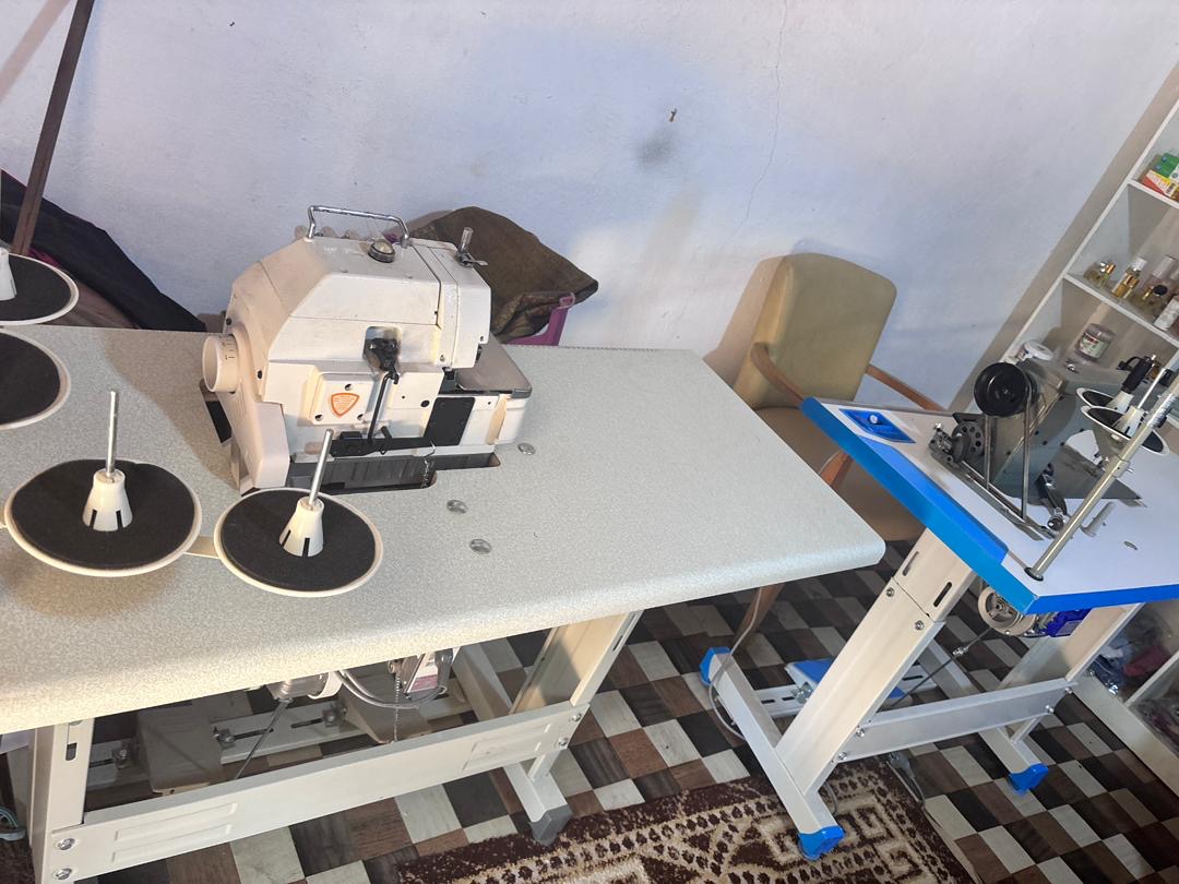 WAOEI Sewing & Design Academy — overlock machine close-up