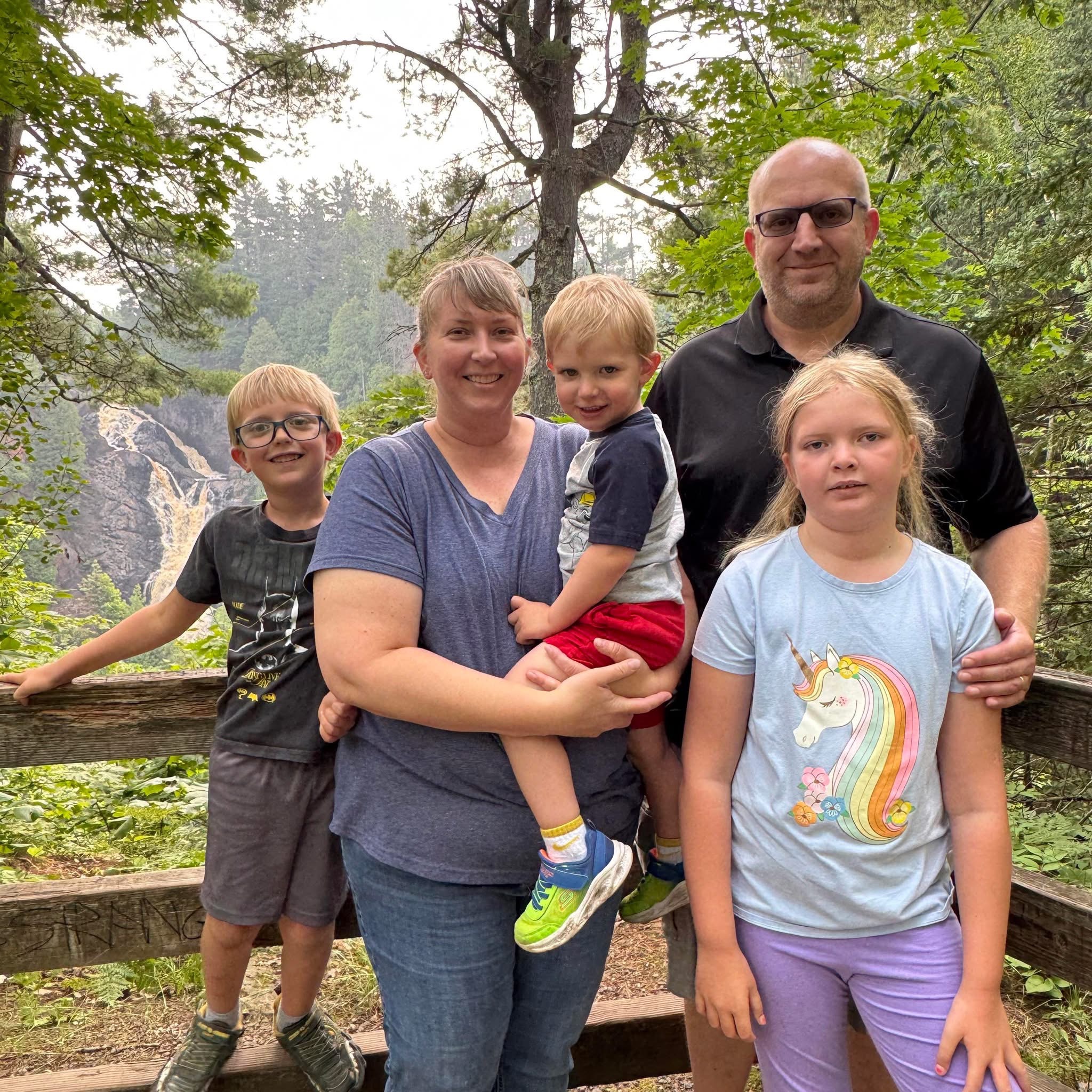 Glen and his family — founder of GoldenDay senior companion services in Sioux Falls