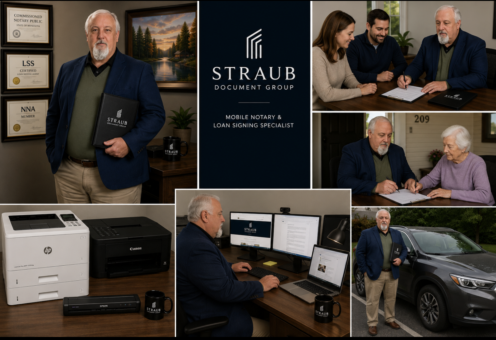 Straub Document Group — Mobile Notary, Loan Signing, and Remote Online Notarization services in Lakeville, Minnesota
