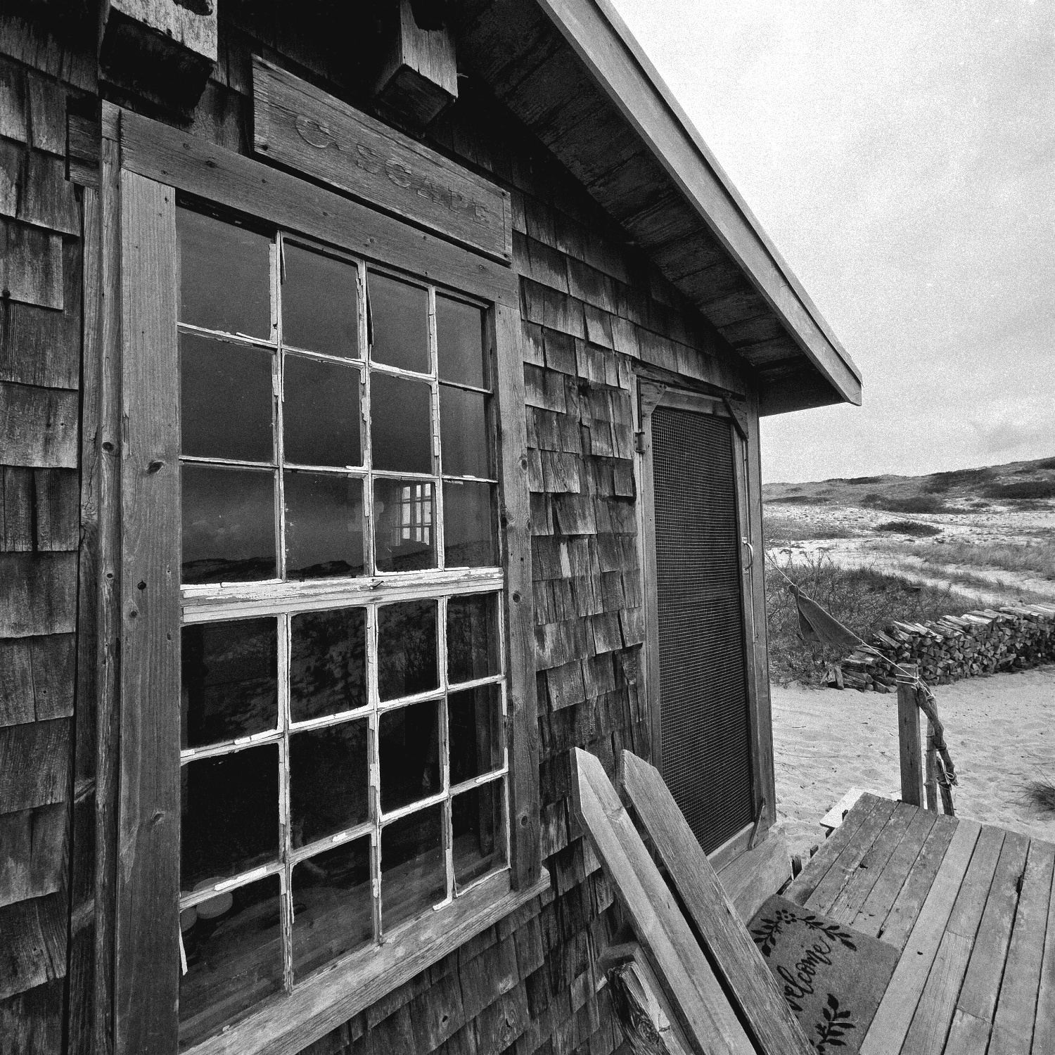 Dune shack, Provincetown, MA. Site of the May 2026 residency.