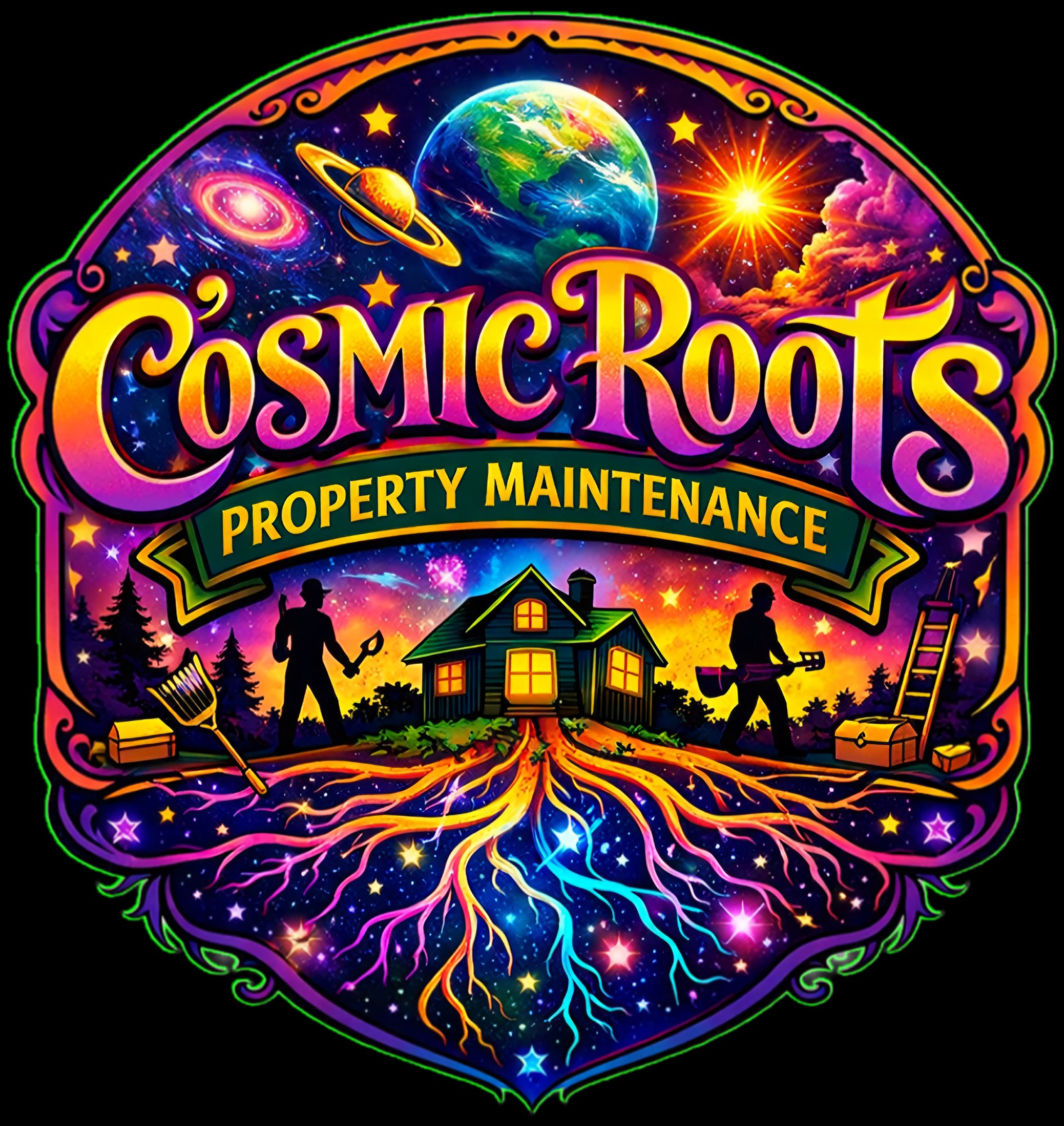 Cosmic Roots Logo