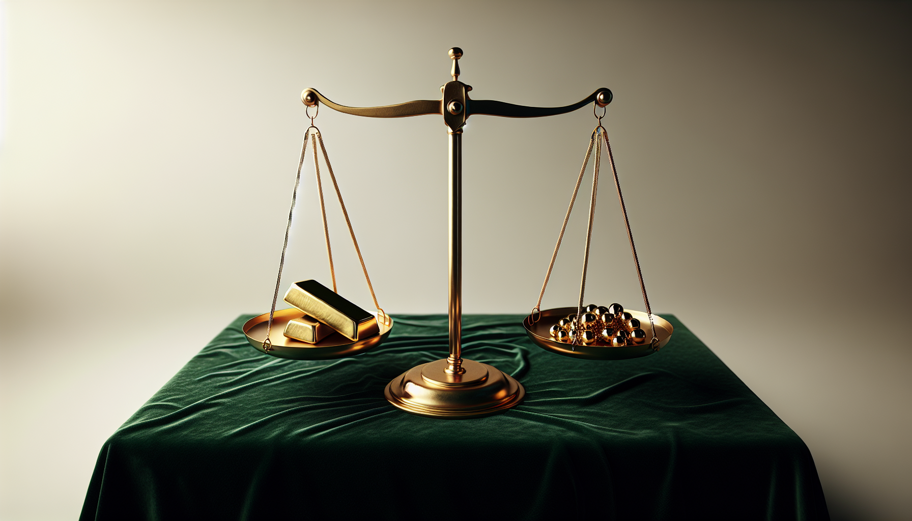 Balance scales comparing concentrated vs diversified investing