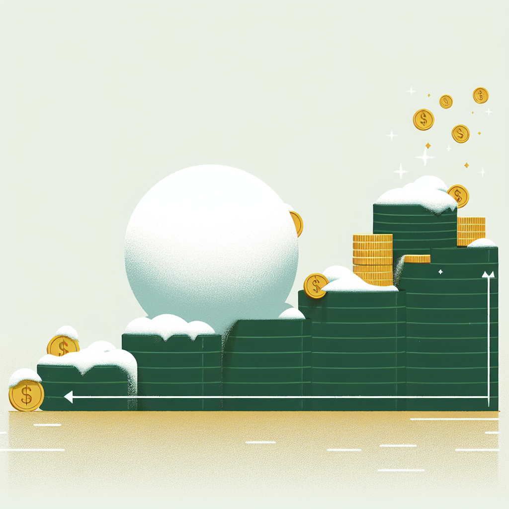Debt snowball method: small balances first building momentum