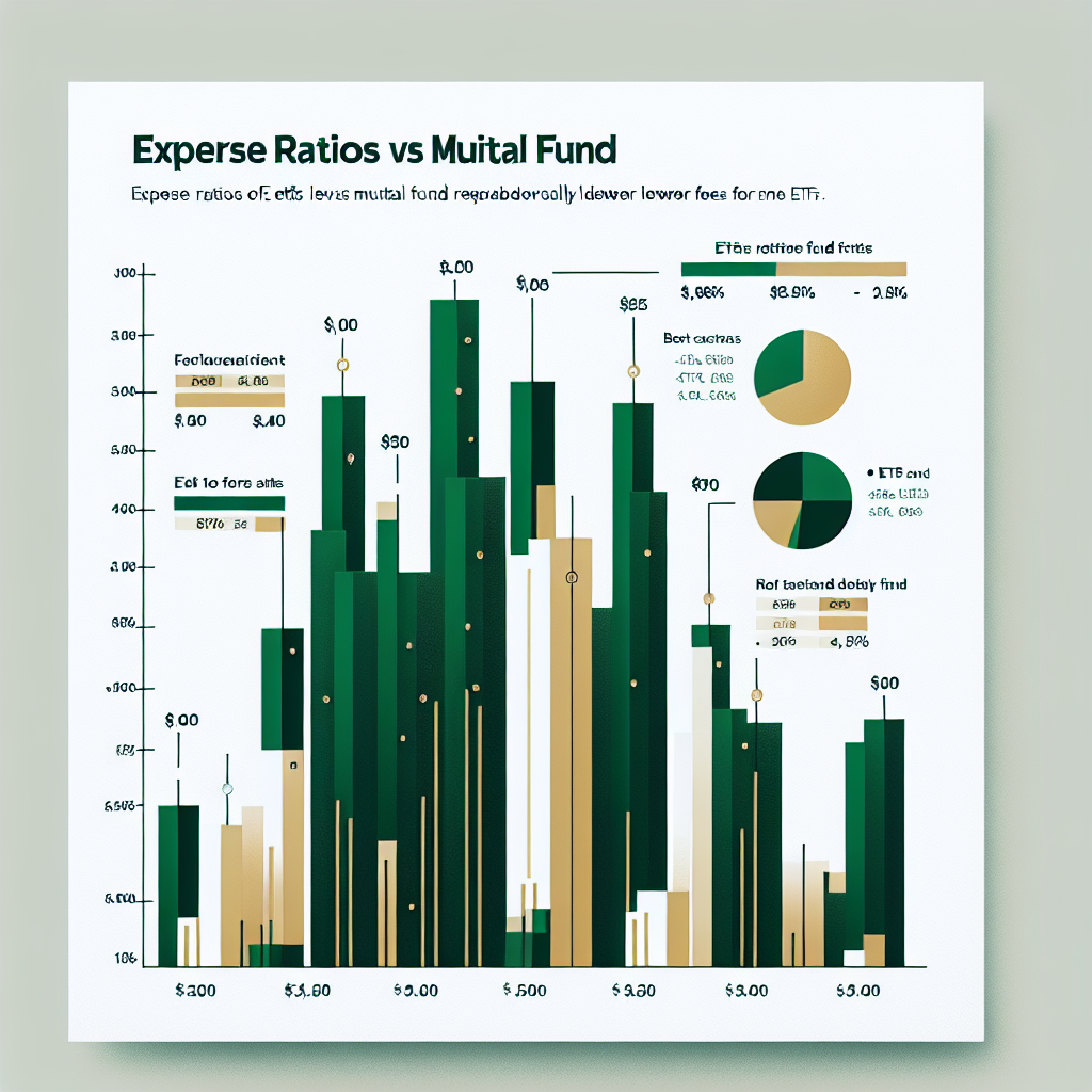 ETF vs mutual fund expense ratio comparison bar chart