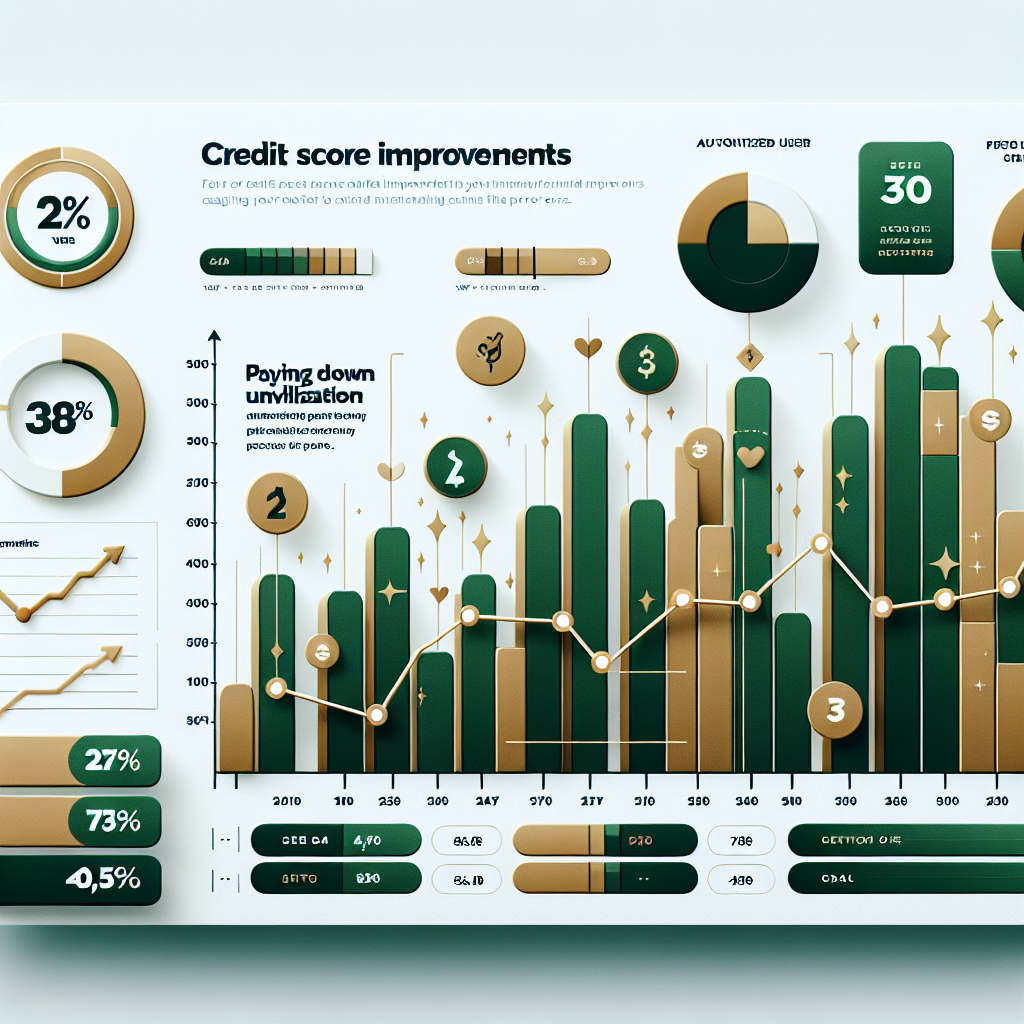 Credit score improvement timeline after key financial actions