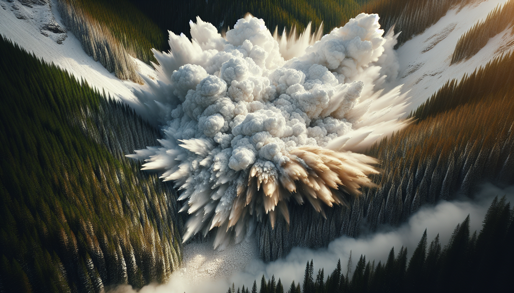 Mountain avalanche representing the debt avalanche payoff method
