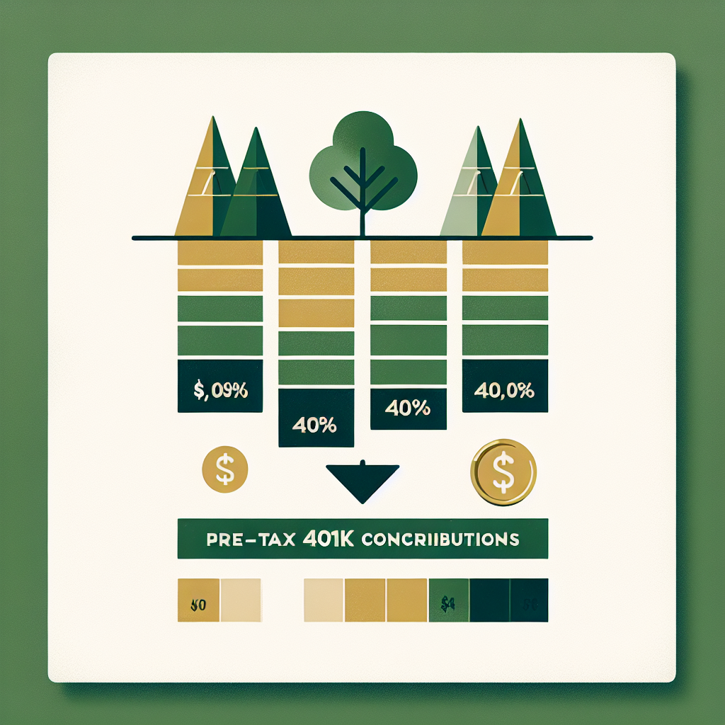 401k contribution reducing taxable income illustration