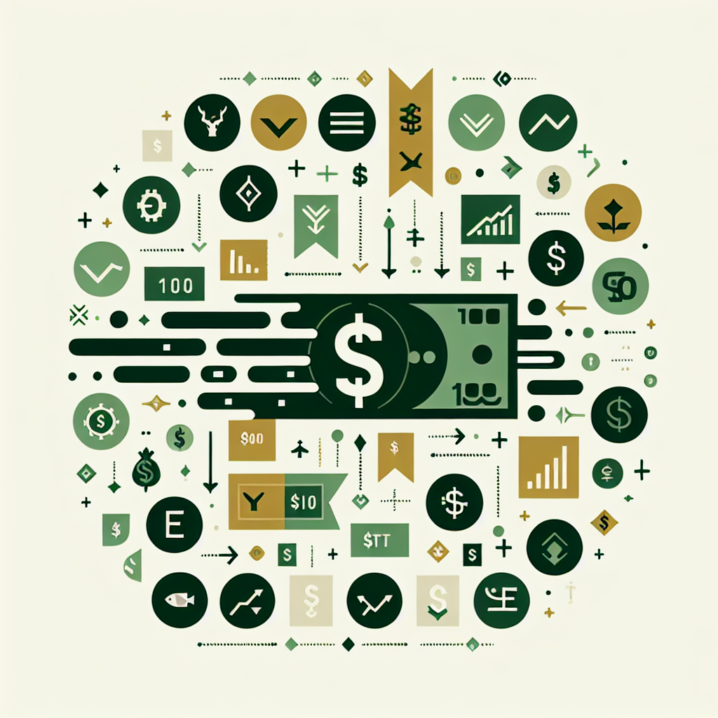 $100 transforming into diversified investment portfolio