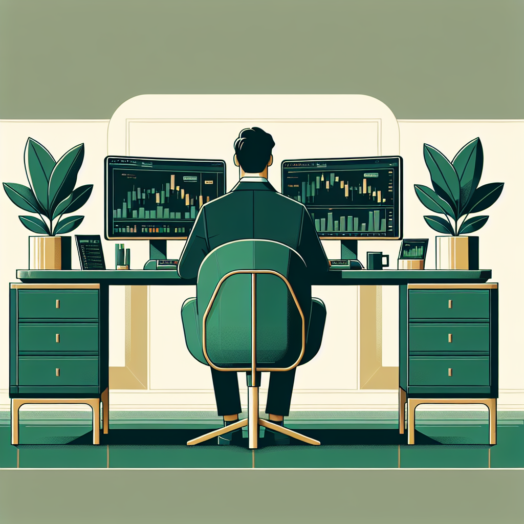 Investor comparing three brokerage platforms side by side
