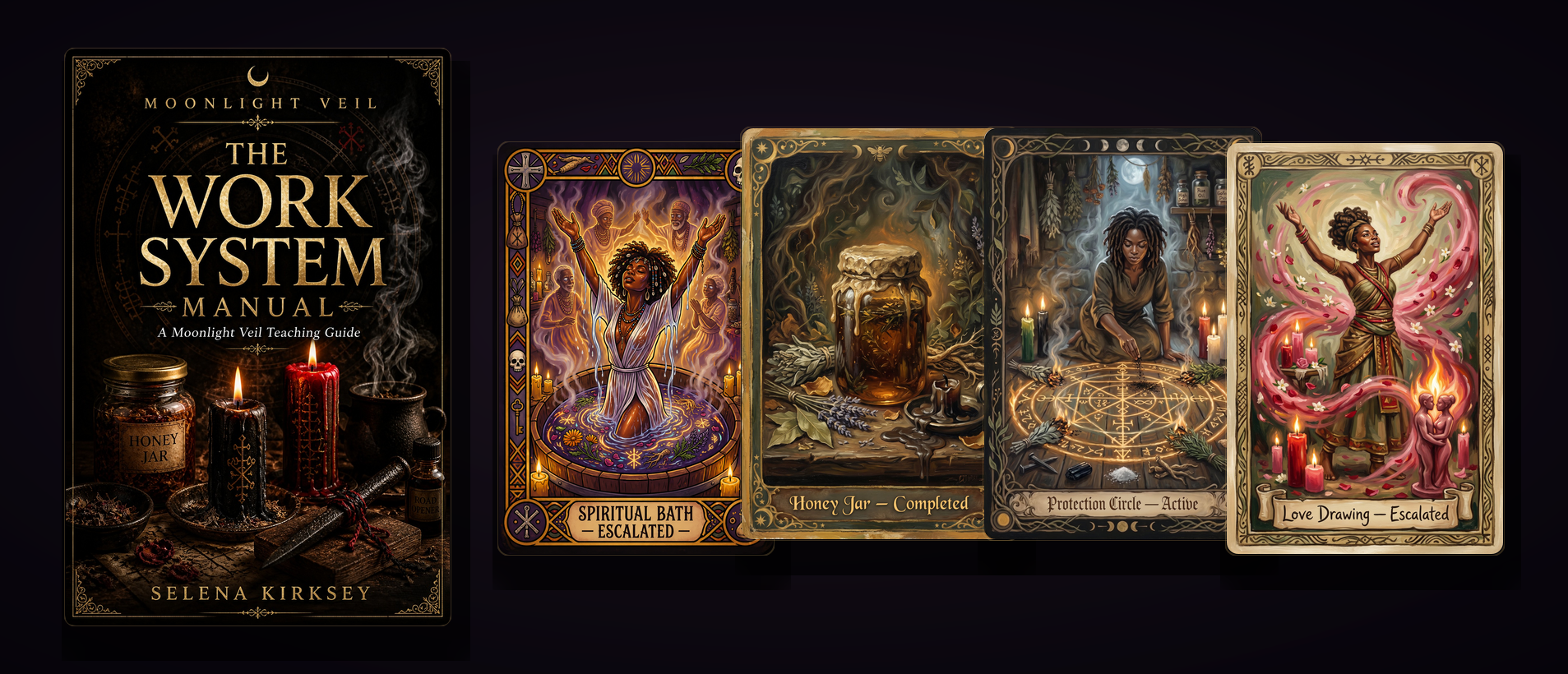 Work System Deck and Manual Bundle - Moonlight Veil