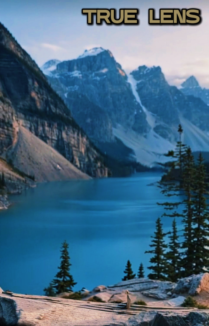 Mountain lake landscape - TrueLens outdoor verification