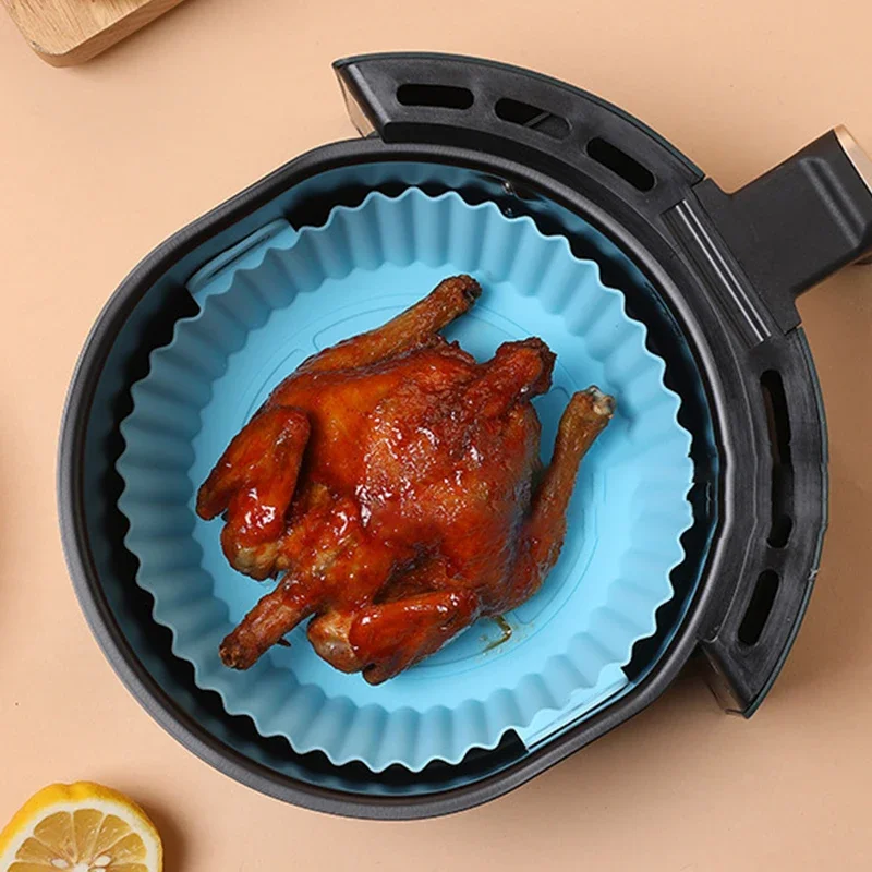 Silicone air fryer liners — reusable, non-stick, easy clean