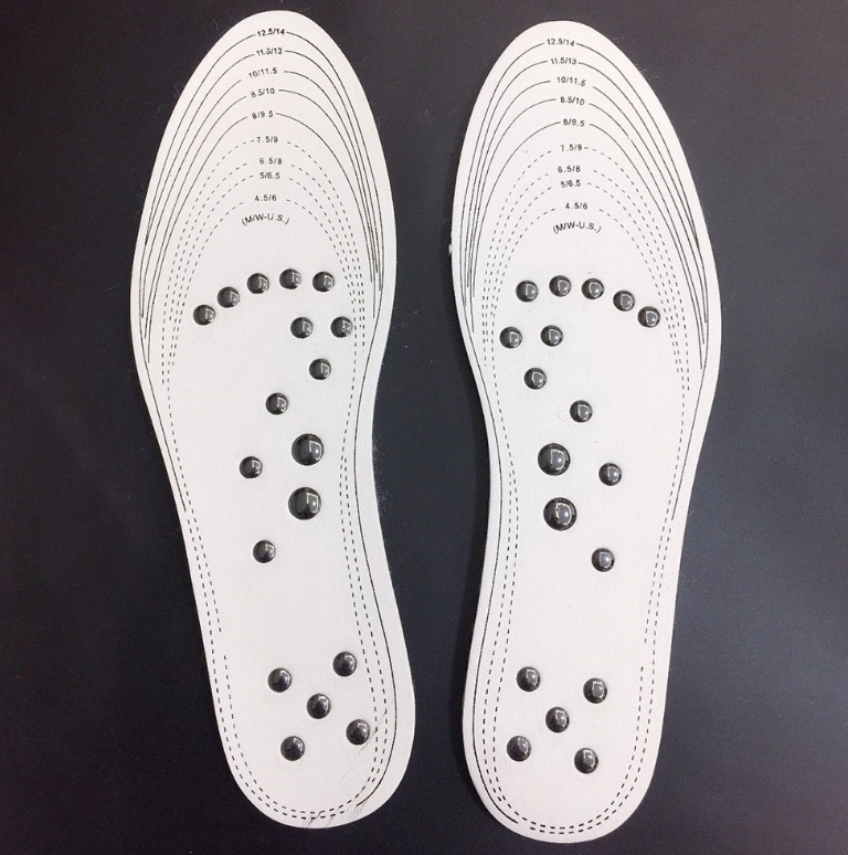 Shoe massage insoles — acupressure therapy for all-day comfort