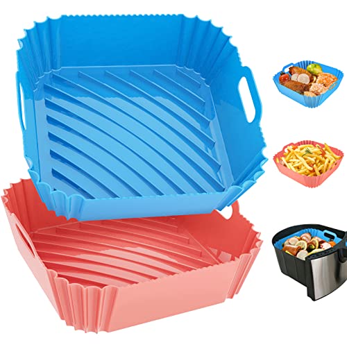 Silicone air fryer liners — reusable, non-stick, easy clean
