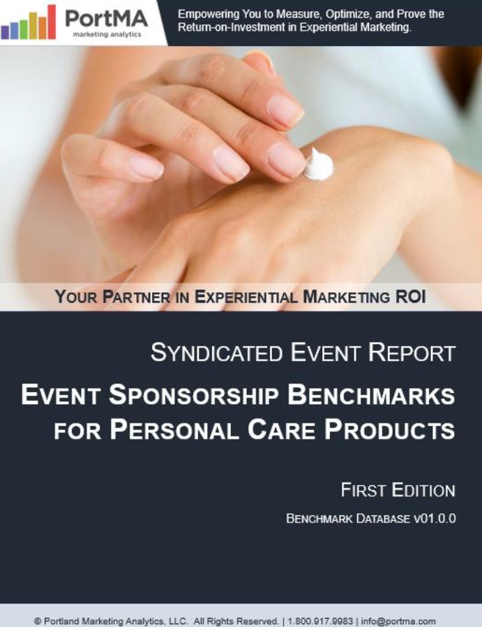 Event Sponsorship Benchmarks for Personal Care Products cover