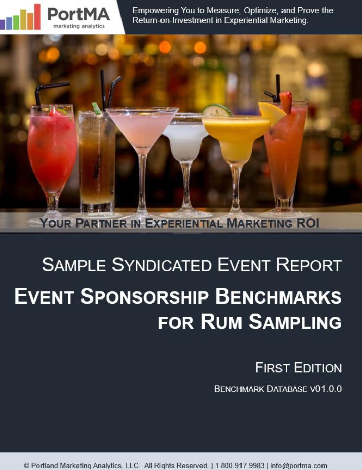 Event Sponsorship Benchmarks for Rum Sampling cover