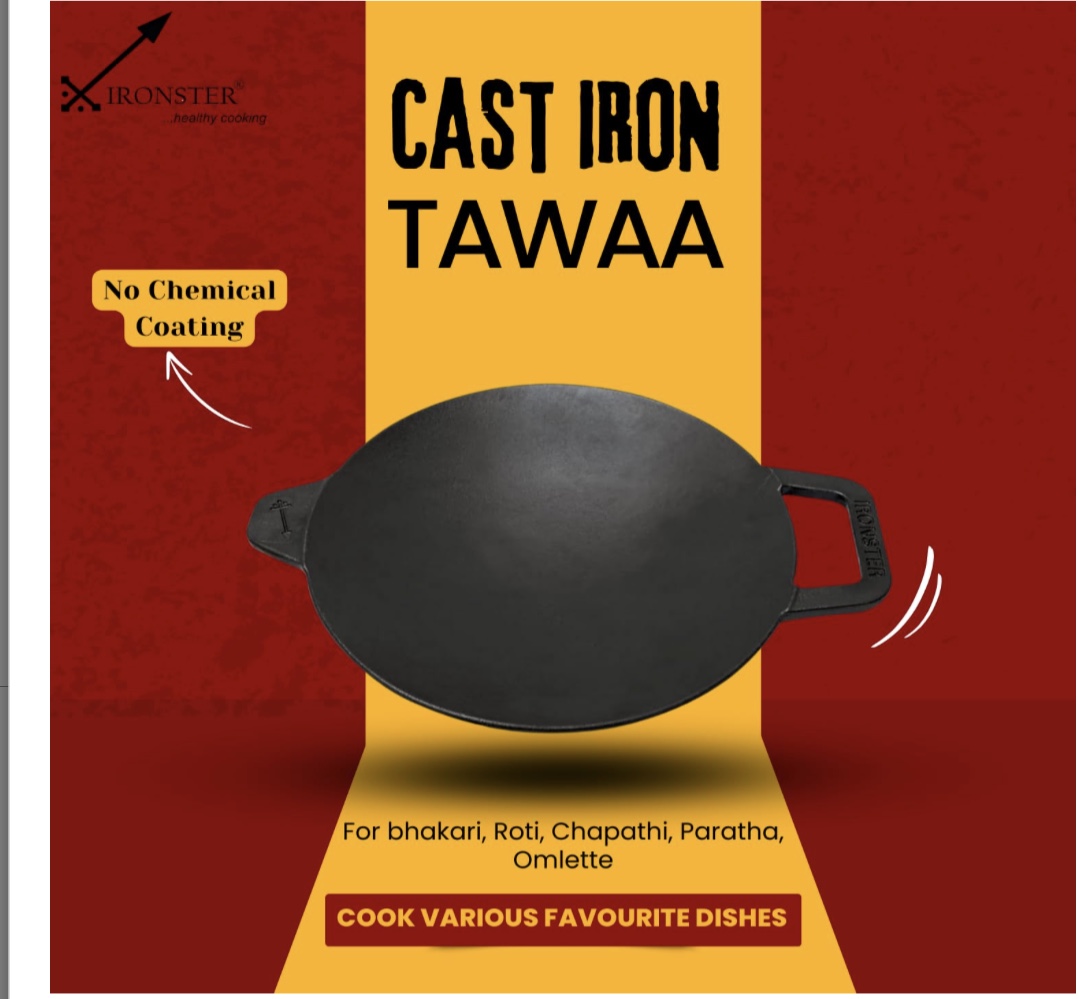 Ironster Cast Iron Upam Tava