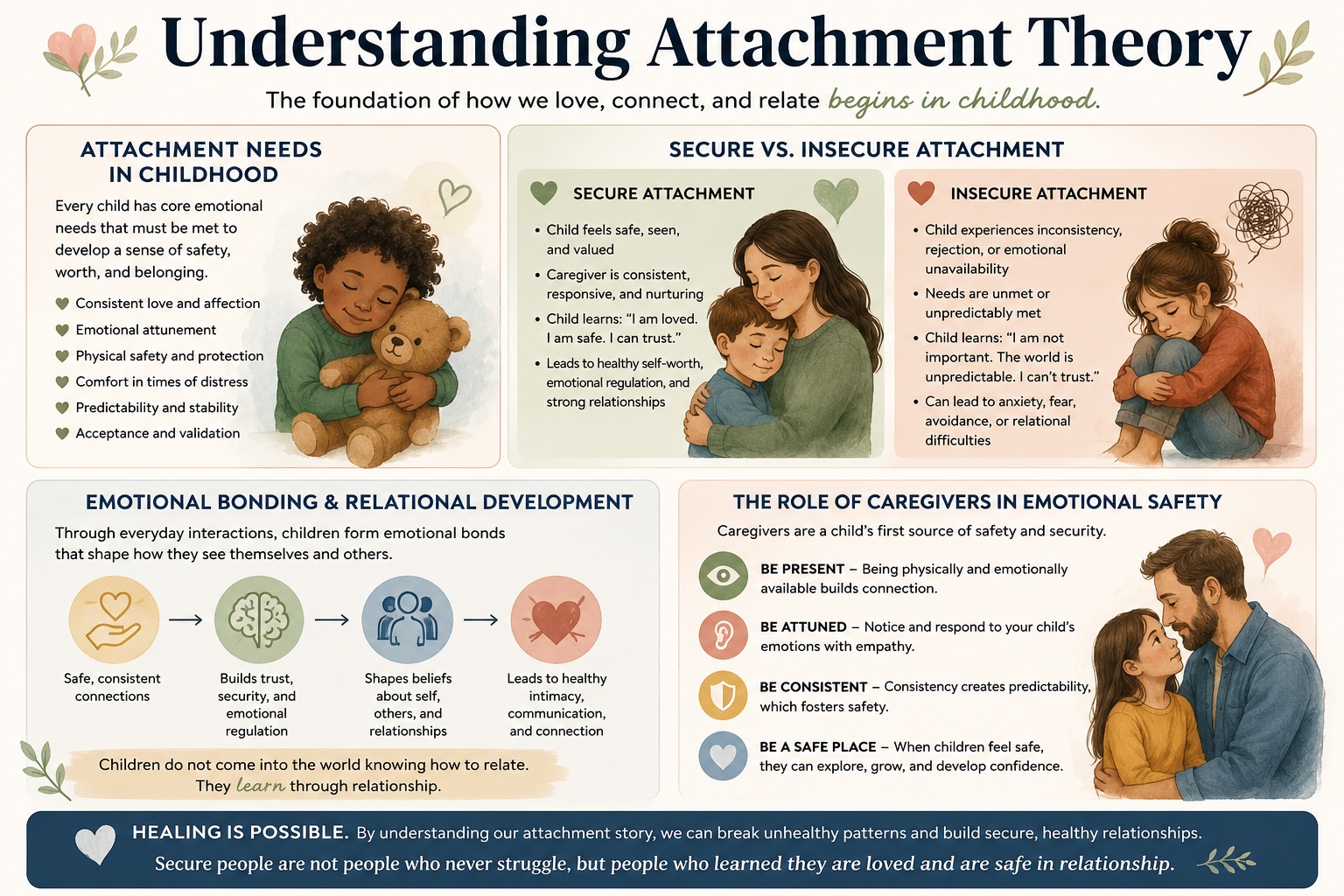Understanding Attachment Theory — The foundation of how we love, connect, and relate begins in childhood