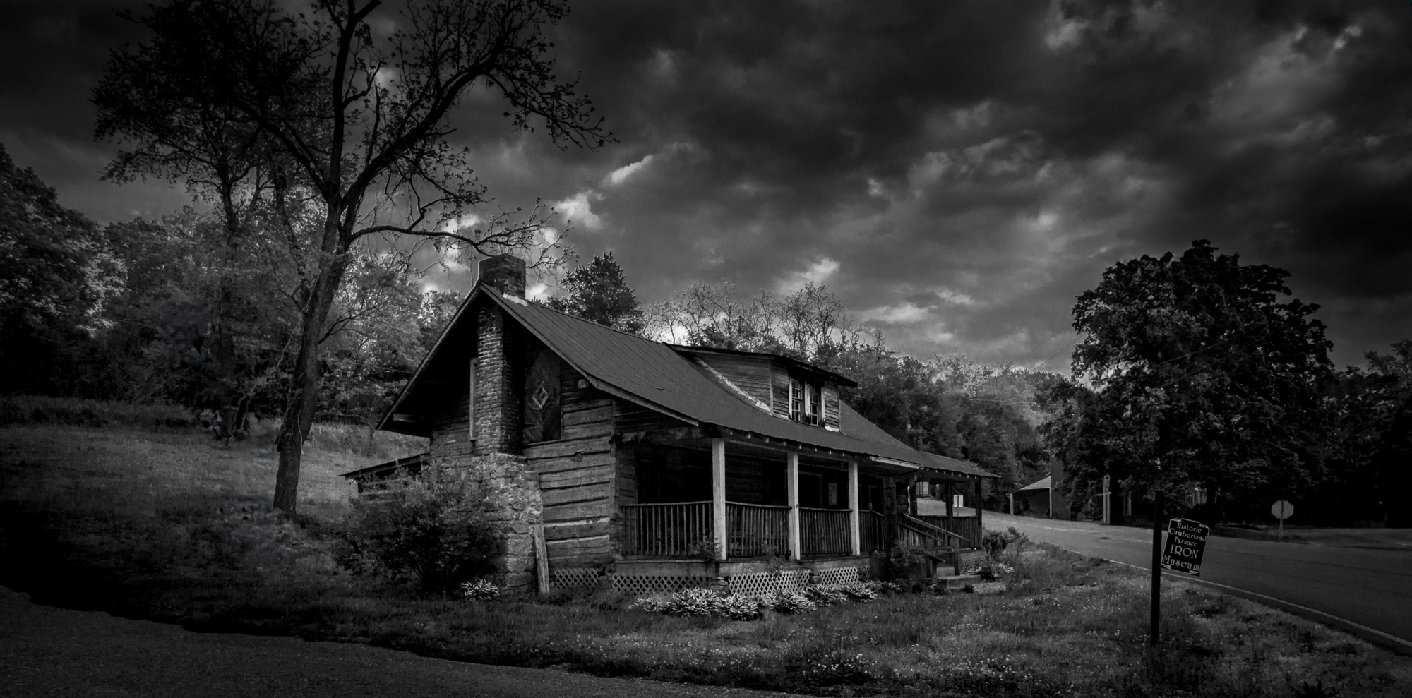 Cumberland Iron Museum B&W