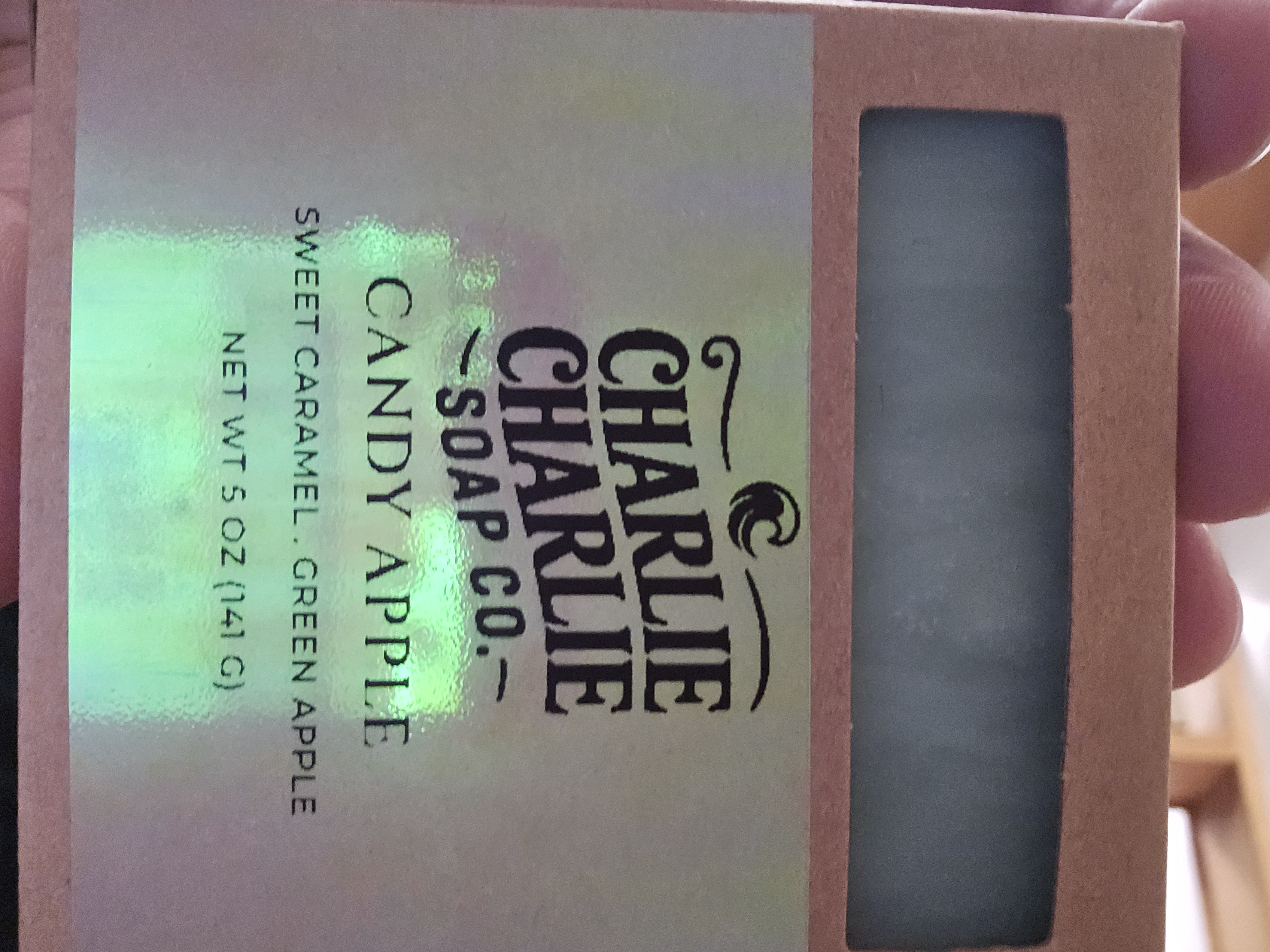Candy Apple soap label