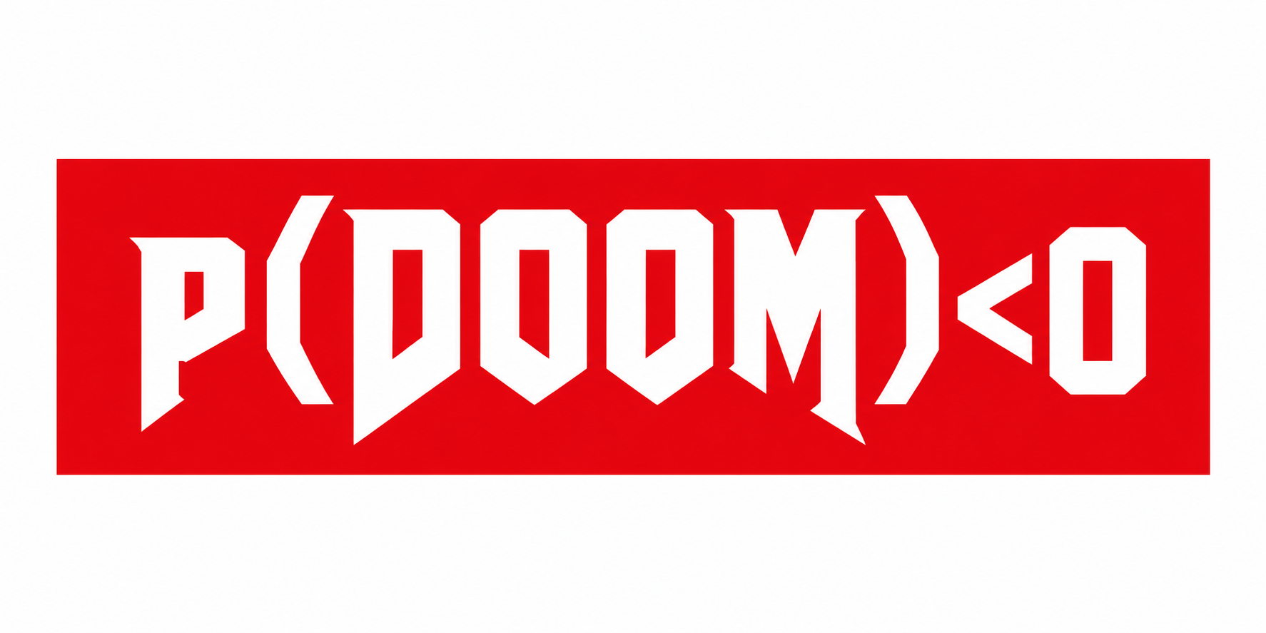 pD00MN3g official logo — red bar, white lettering