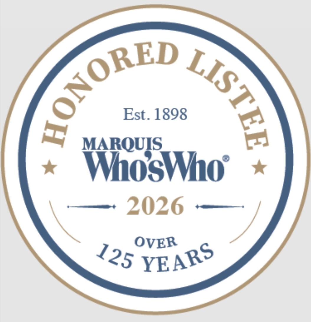 Marquis Who's Who 2026 Honored Listee Badge
