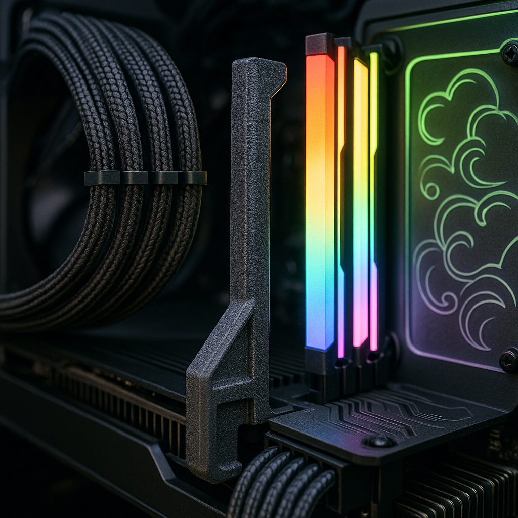 Custom cable management and 3D mods - Upstate Reboot
