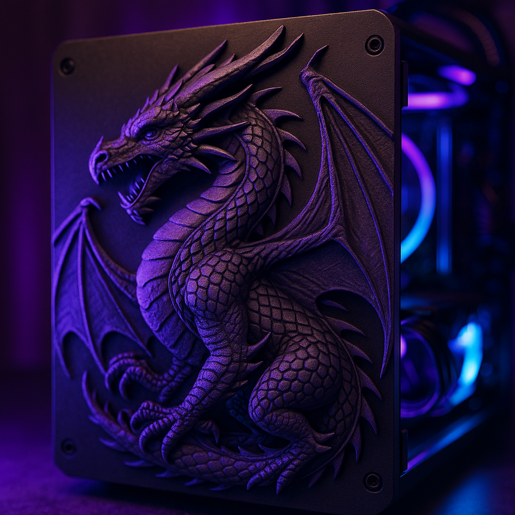 Custom PC build with 3D-printed mods - Upstate Reboot