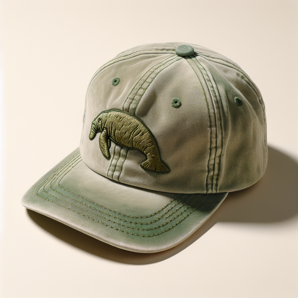 Manatee Embroidered Hat