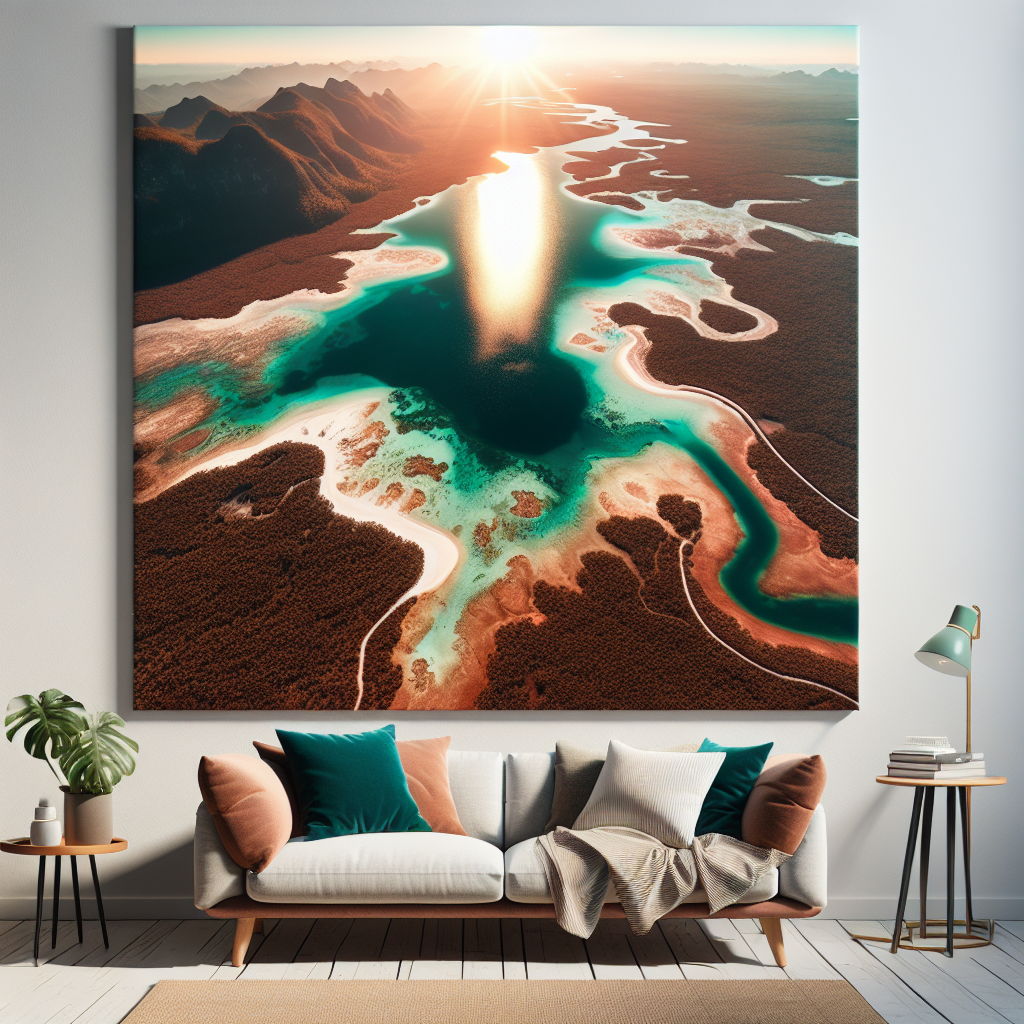 Crystal River Canvas Print