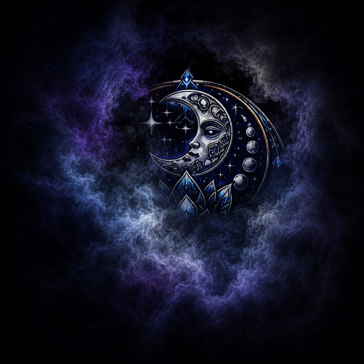 Lunar Bloom — Dream Frequency Guardian Pin