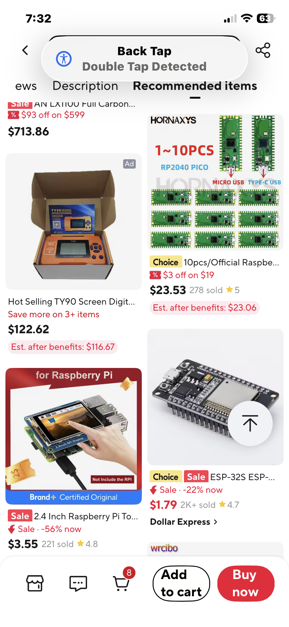 2.4" Raspberry Pi Touchscreen
