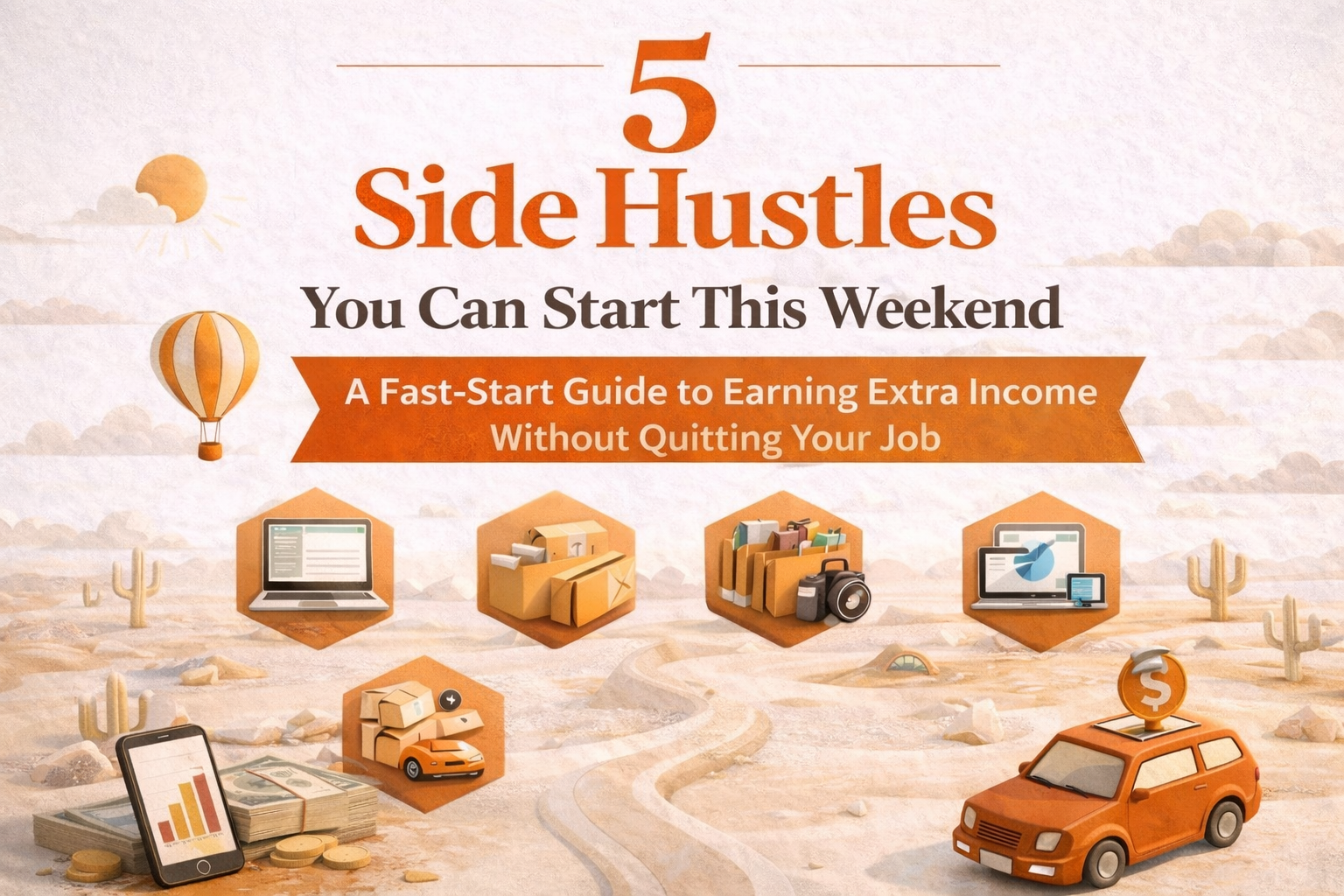 5 Side Hustles You Can Start This Weekend