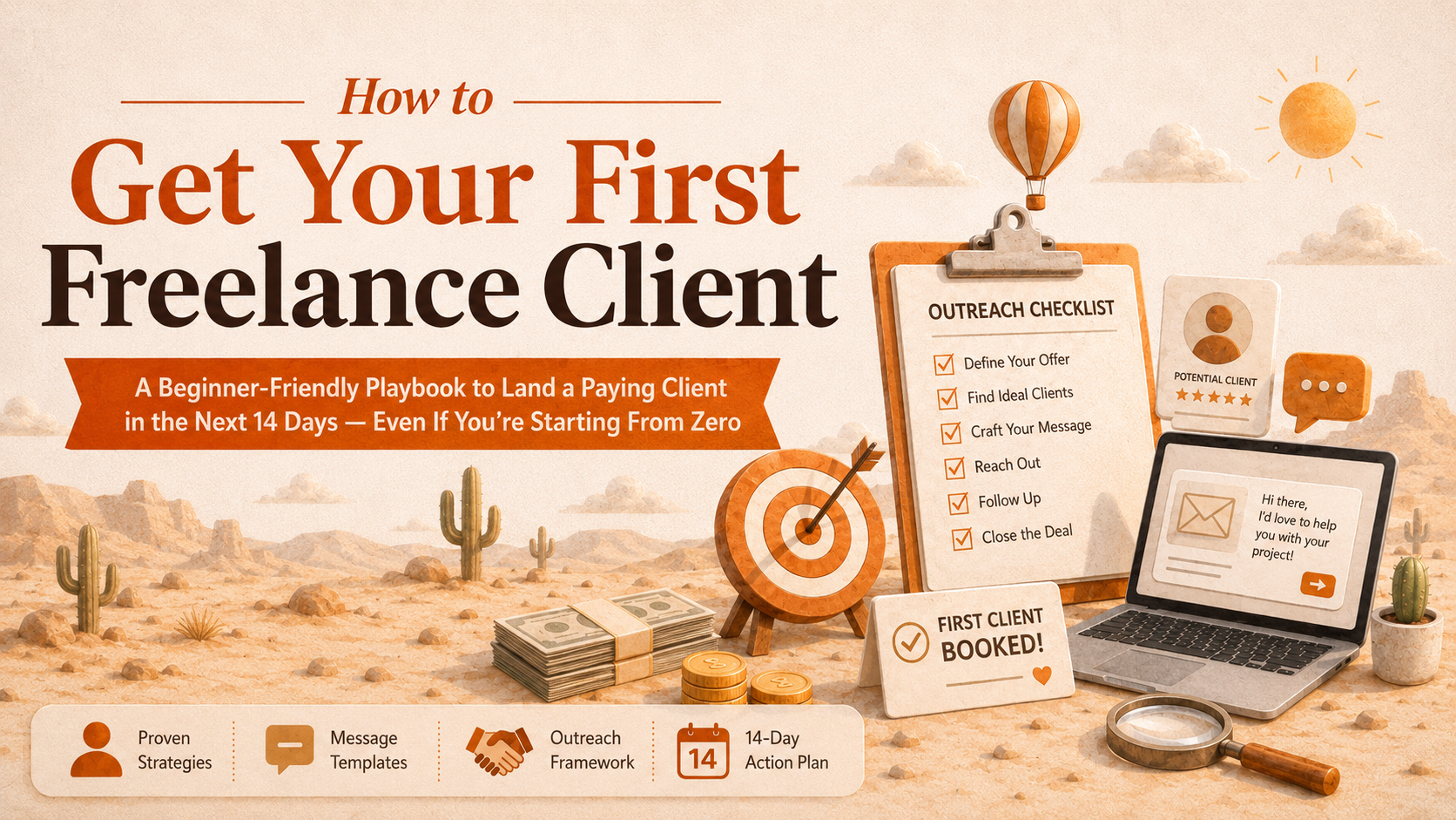 How to Get Your First Freelance Client cover