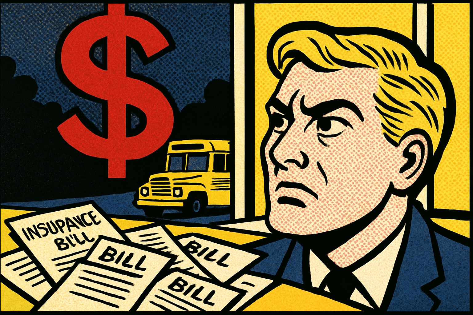 Roy Lichtenstein pop art illustration for: Why 3 Months of Expenses Changes Everything