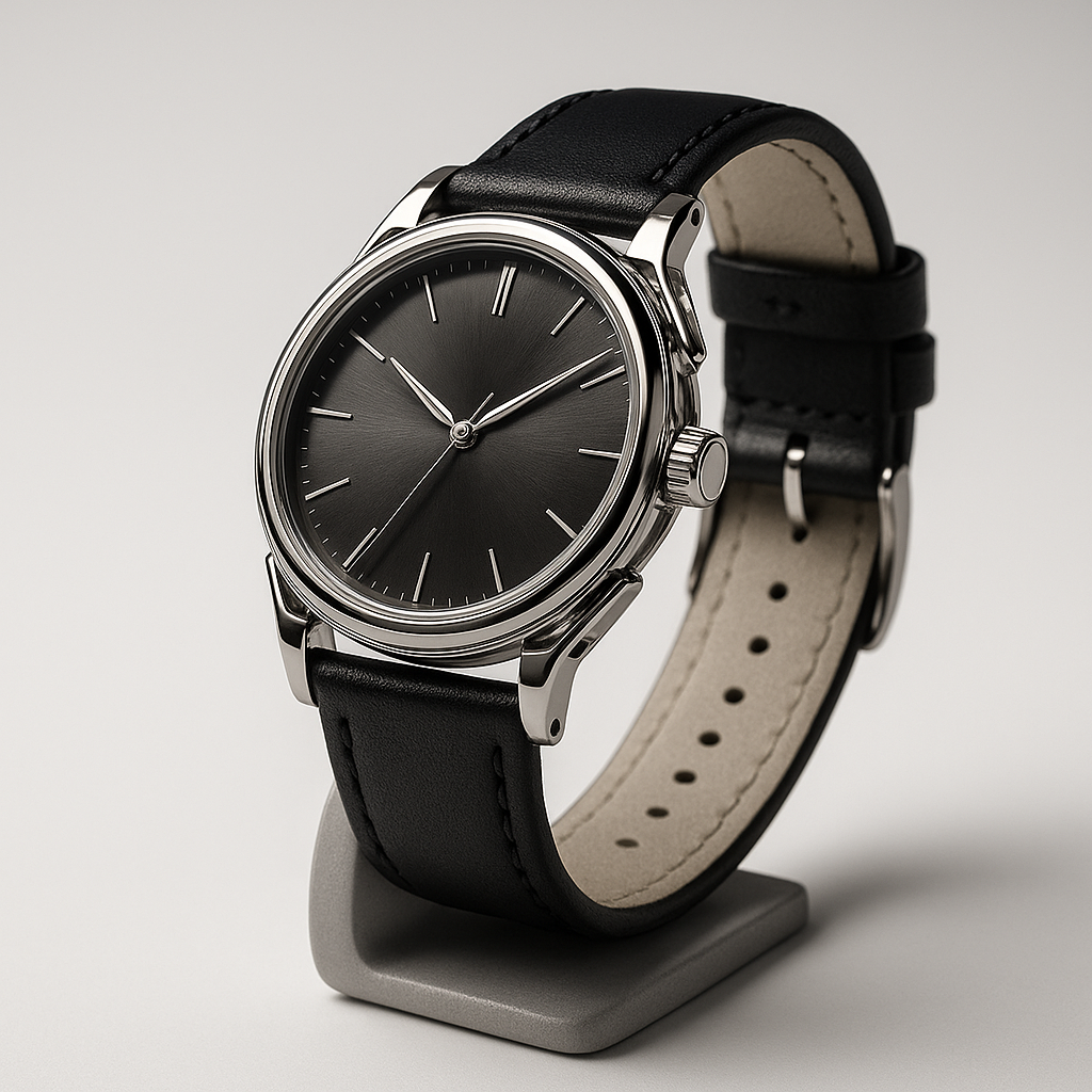 SnapWrist Silver / Black — Assembled
