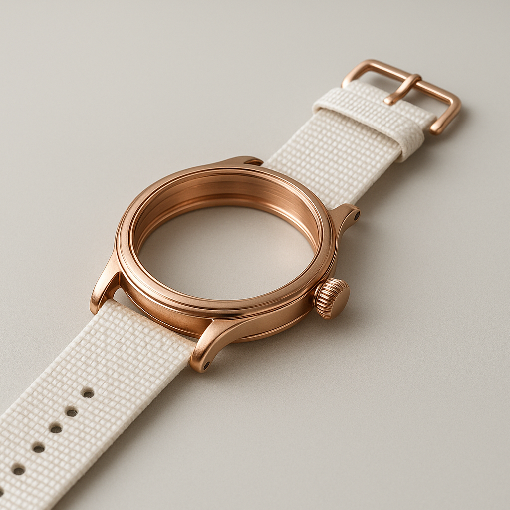 SnapWrist Rose / White — Case
