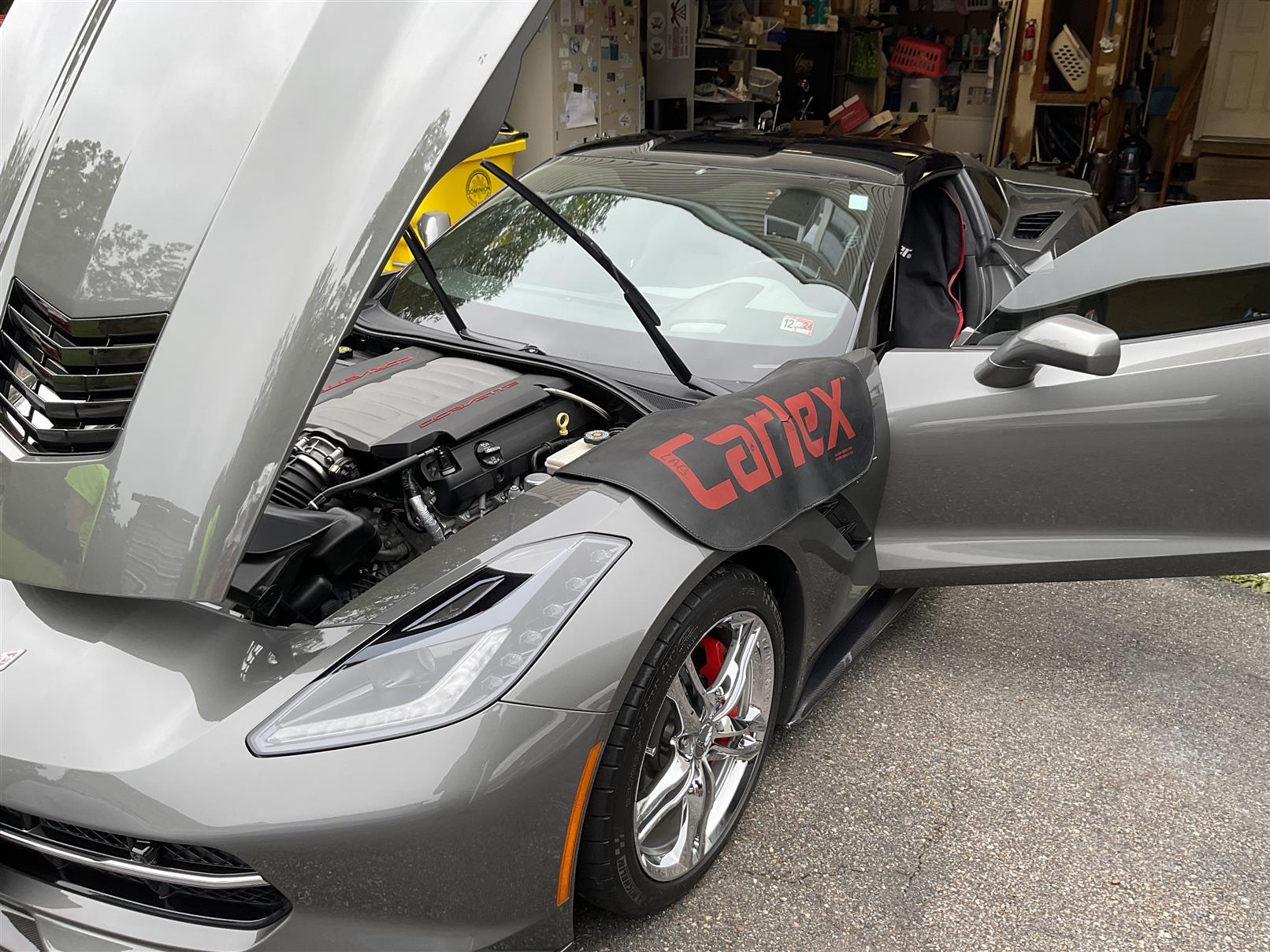 Corvette Stingray with CarFlex fender cover — Legendary Auto Glass, Colonial Heights, VA