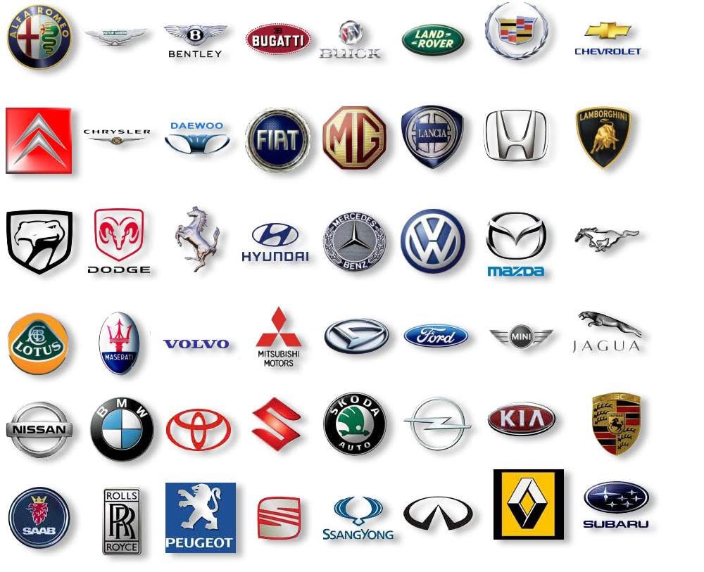 All vehicle makes serviced by Legendary Auto Glass and Mirror — from Acura to Volvo plus Saab, Rolls-Royce, Peugeot, SEAT, and more